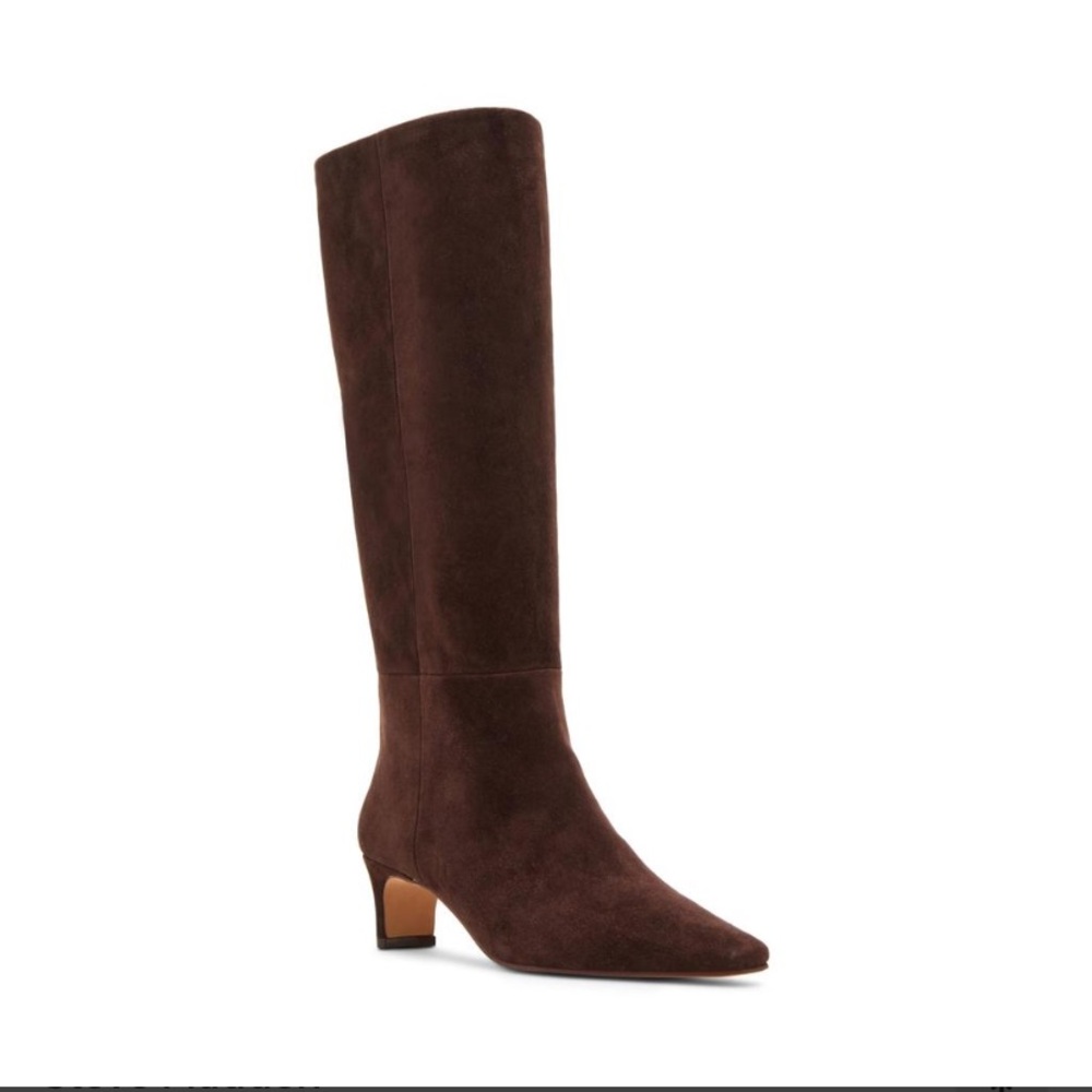 NEW!!Steve Madden Dark Brown Heeled Boots Sz 6.5